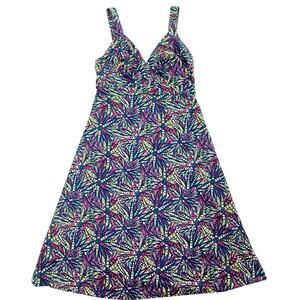Patagonia Minette Cutout Sleeveless Dress Outdoor Athleisure Colorful Small